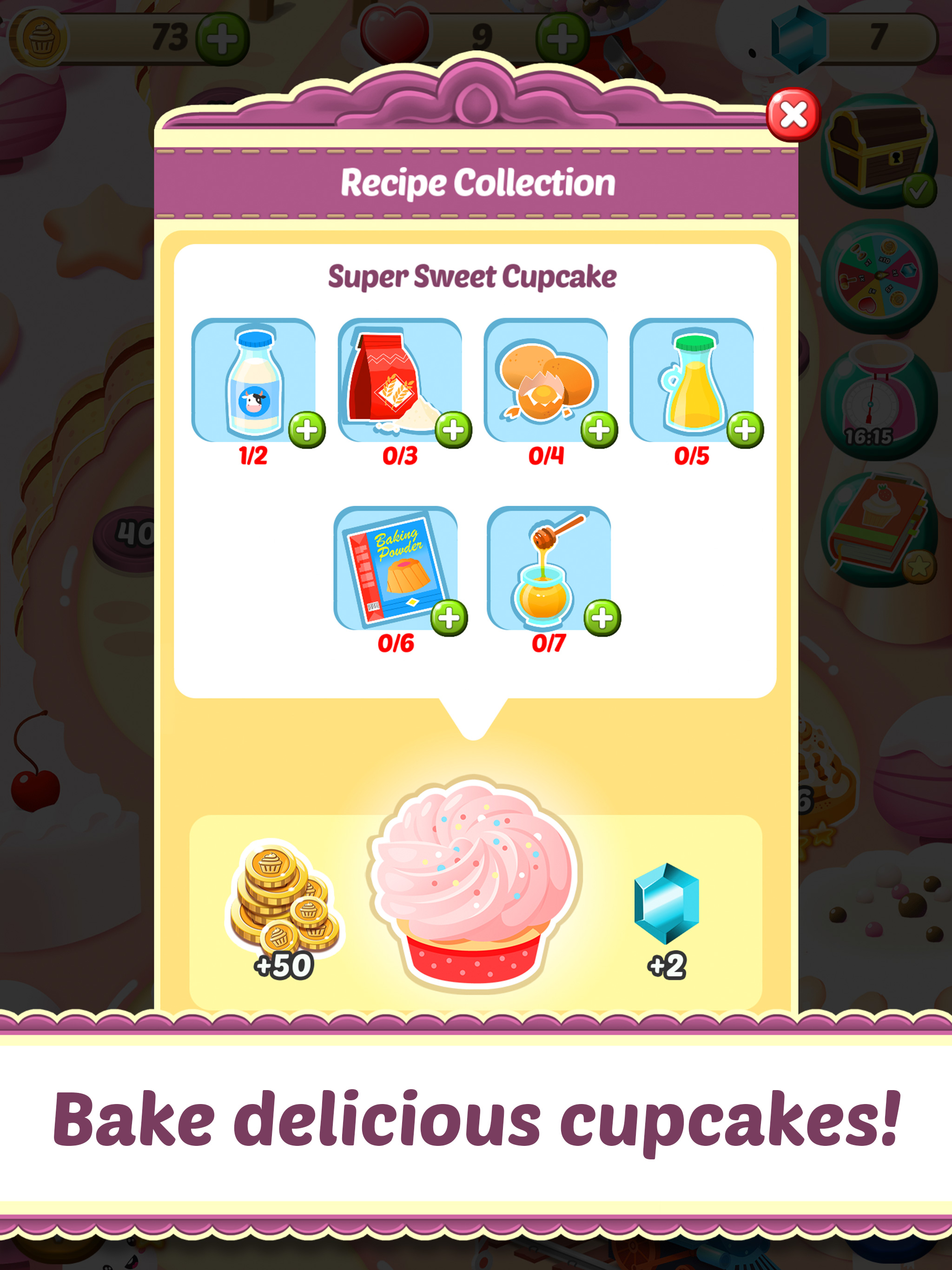 Mahjong Cupcake Bakery Puzzle
