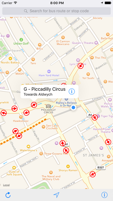 Screenshot #3 pour London Live Bus Map