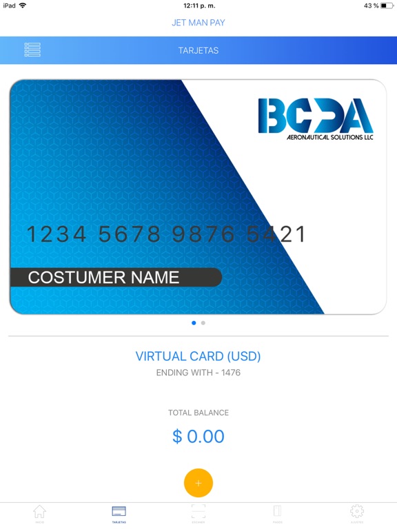 Jet Man Pay iPad screenshot 5 - Finance app