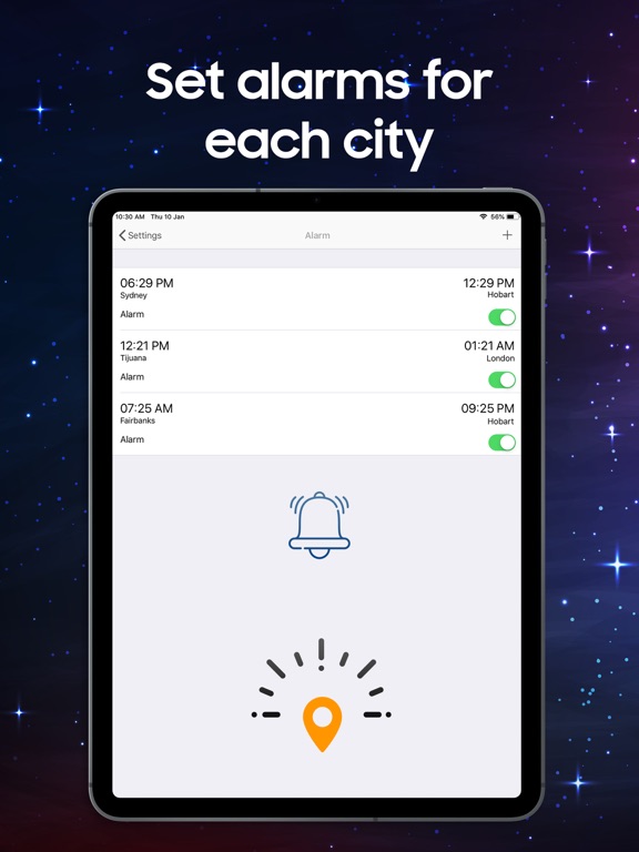 Screenshot #6 pour Time Glance — World Clock