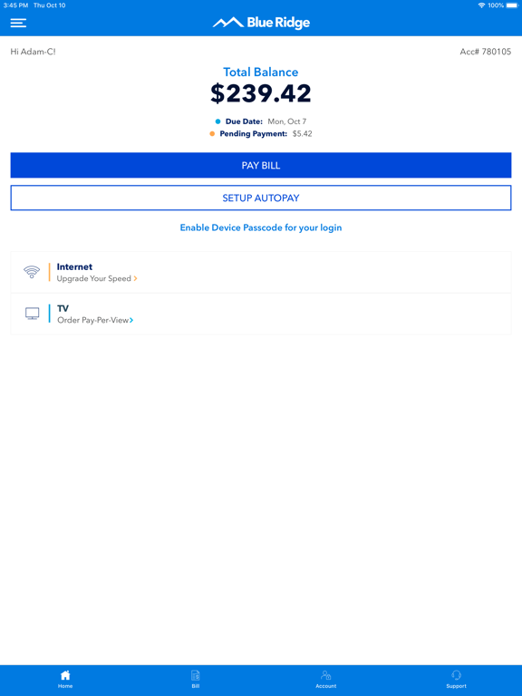 My Blue Ridge iPad screenshot 3 - Utilities app