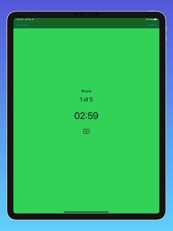 Screenshot #5 pour BS-Free Interval Timer