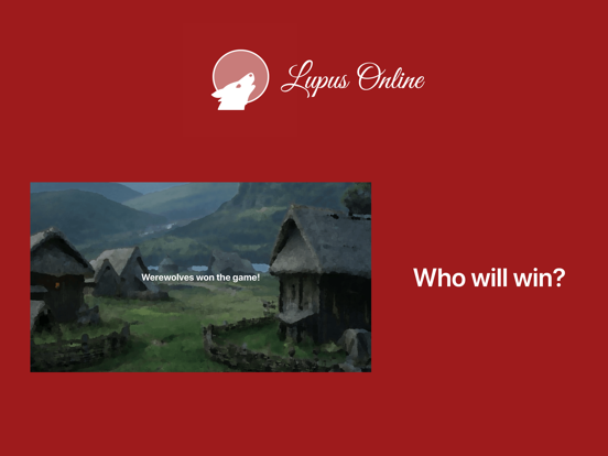 Lupus Online iPad screenshot