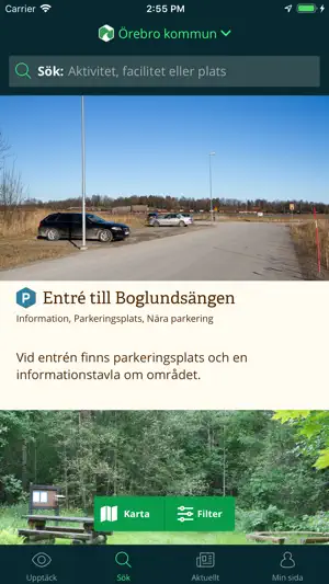 Örebros Naturkarta screenshot 2