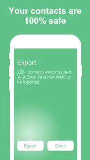 How to cancel & delete export contacts to excel 3