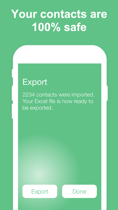 Export Contacts to Excel screenshot 4