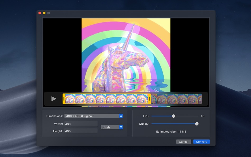 #2. Gifski (macOS) بواسطة: Sindre Sorhus