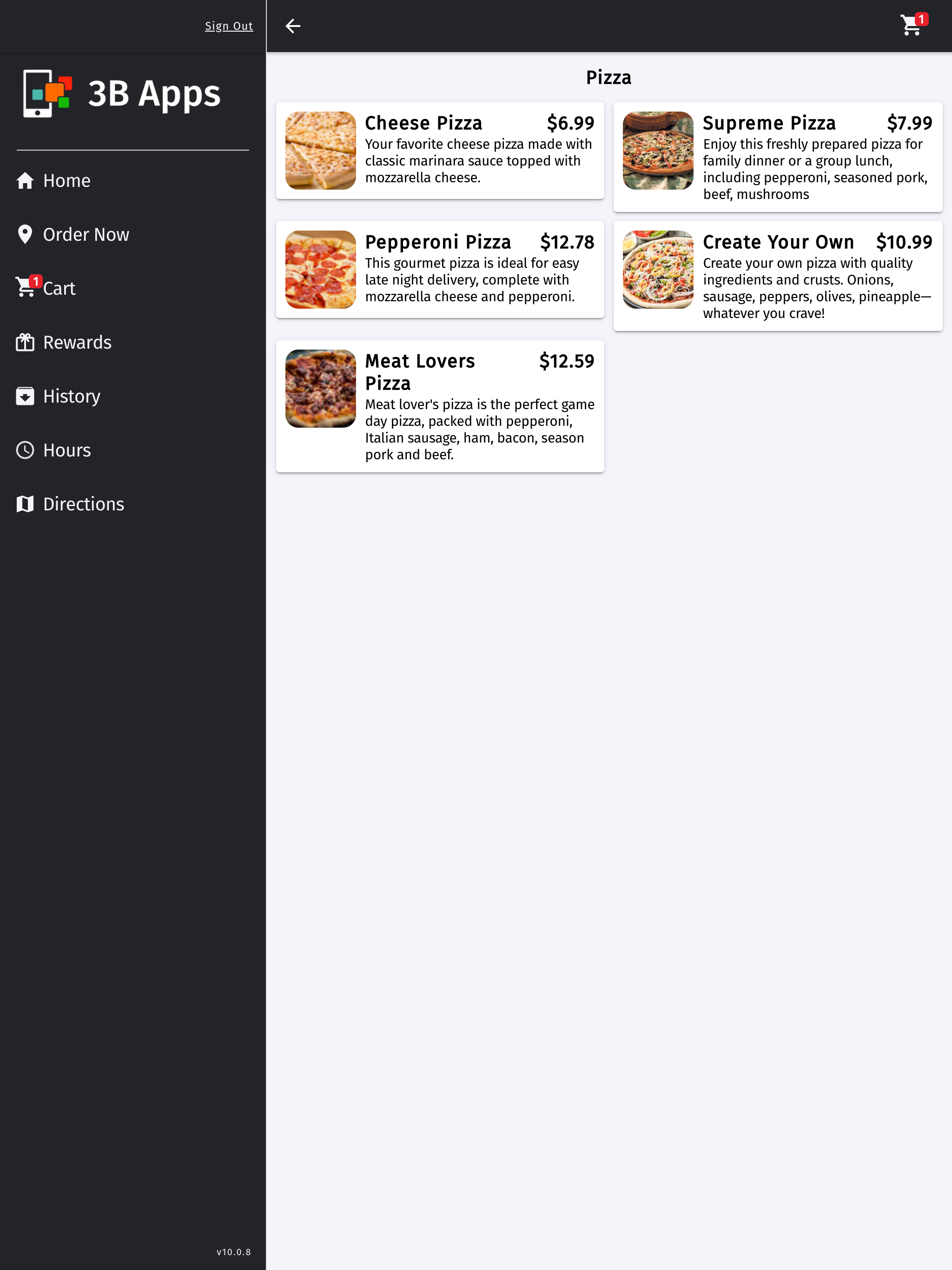 Demo Restaurant App screenshot 5