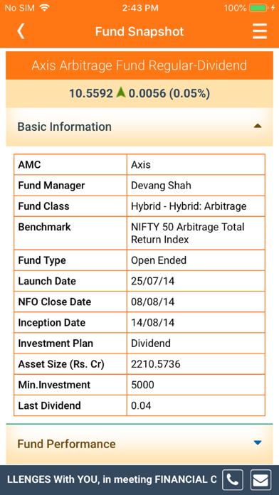 Wiseinvest My Portfolio App Screenshot