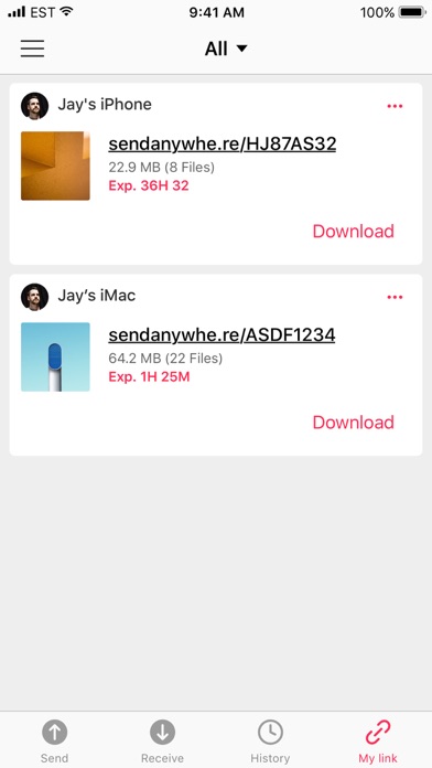 Send Anywhere - File Transfer Screenshot