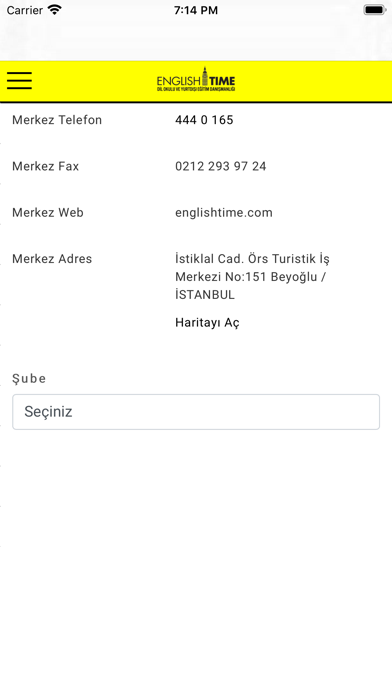 App screenshot