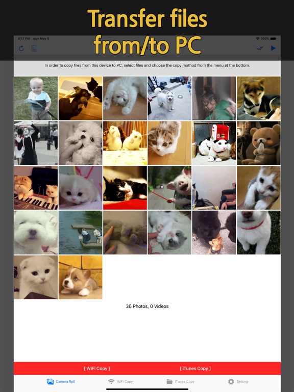 Screenshot #4 pour QuickToss - Copy files to PC