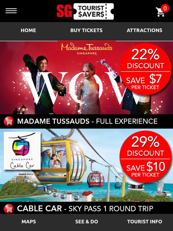 Screenshot #5 pour Reddot SG Tourist Savers