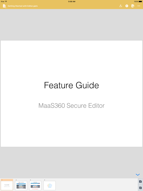 MaaS360 Secure Editor screenshot 4