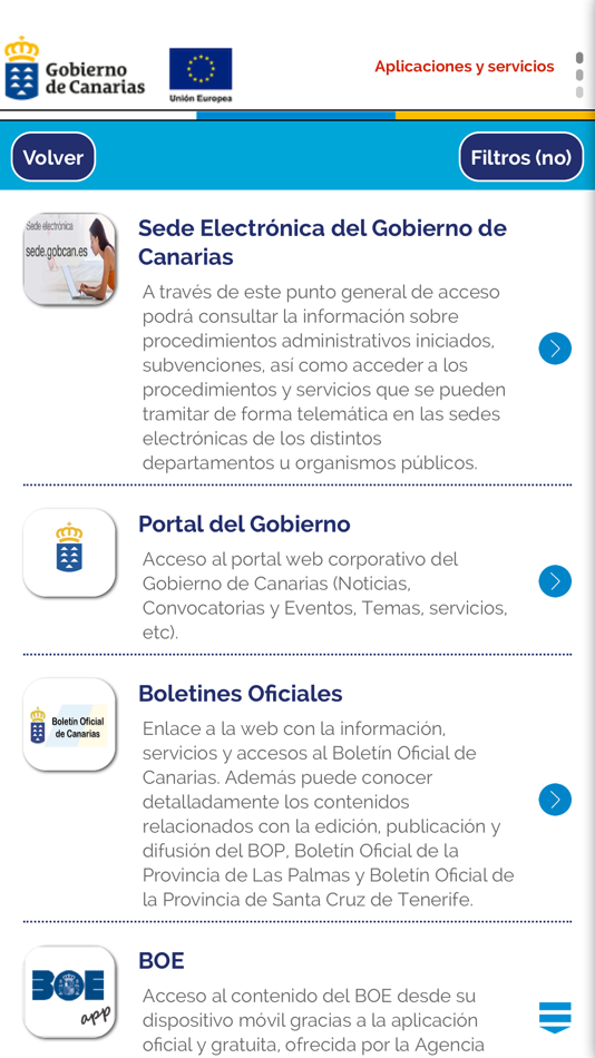 #2. eGobCan (iOS) By: Gobierno de Canarias