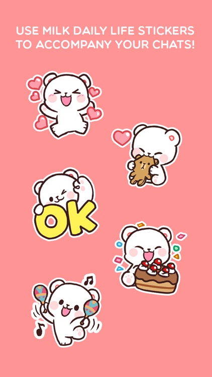 Milk Daily Life Stickers screenshot-3