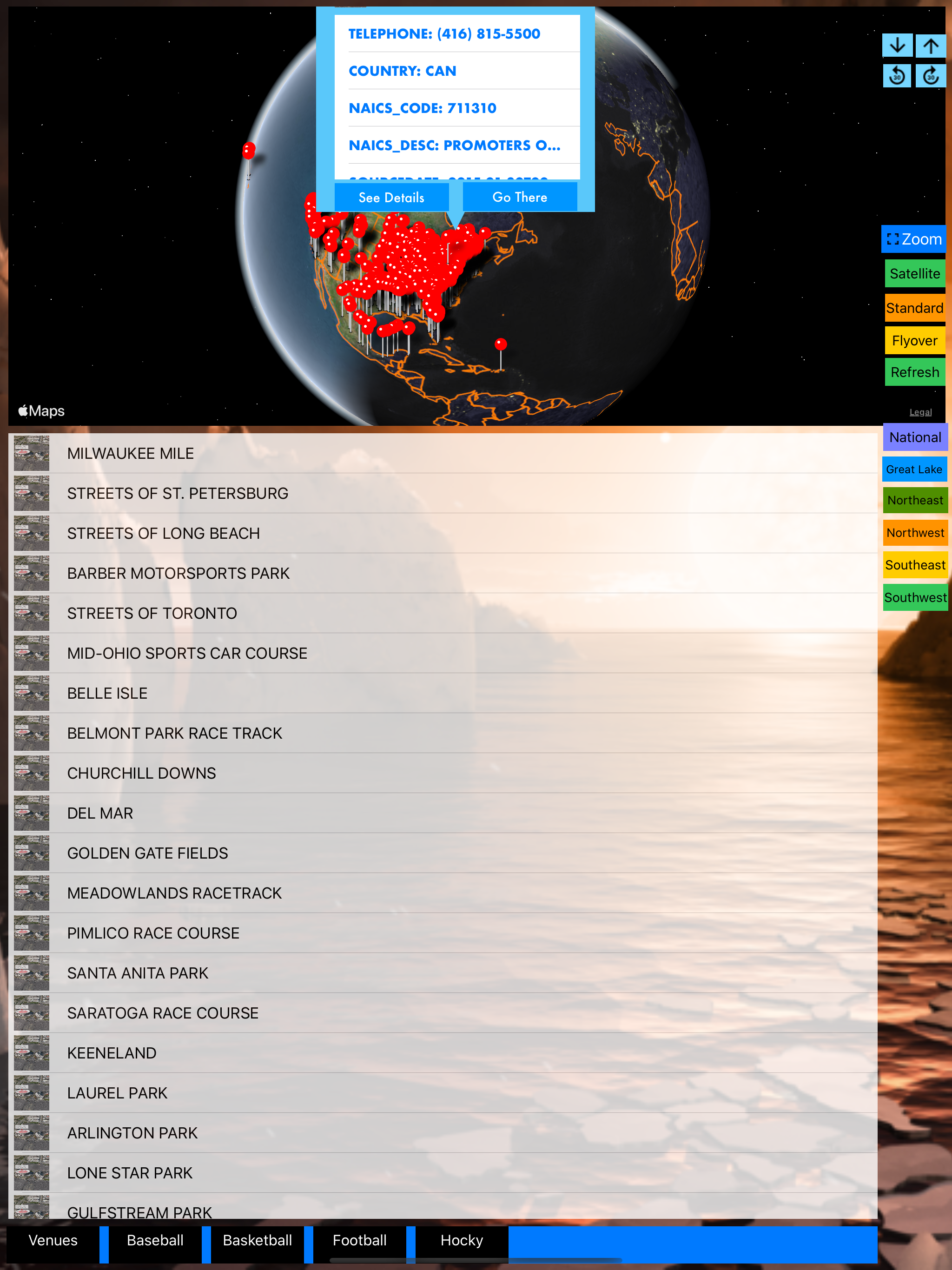 3D Sports Stadiums Lite screenshot 16