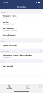 RecipeBox Simple screenshot #4 for iPhone
