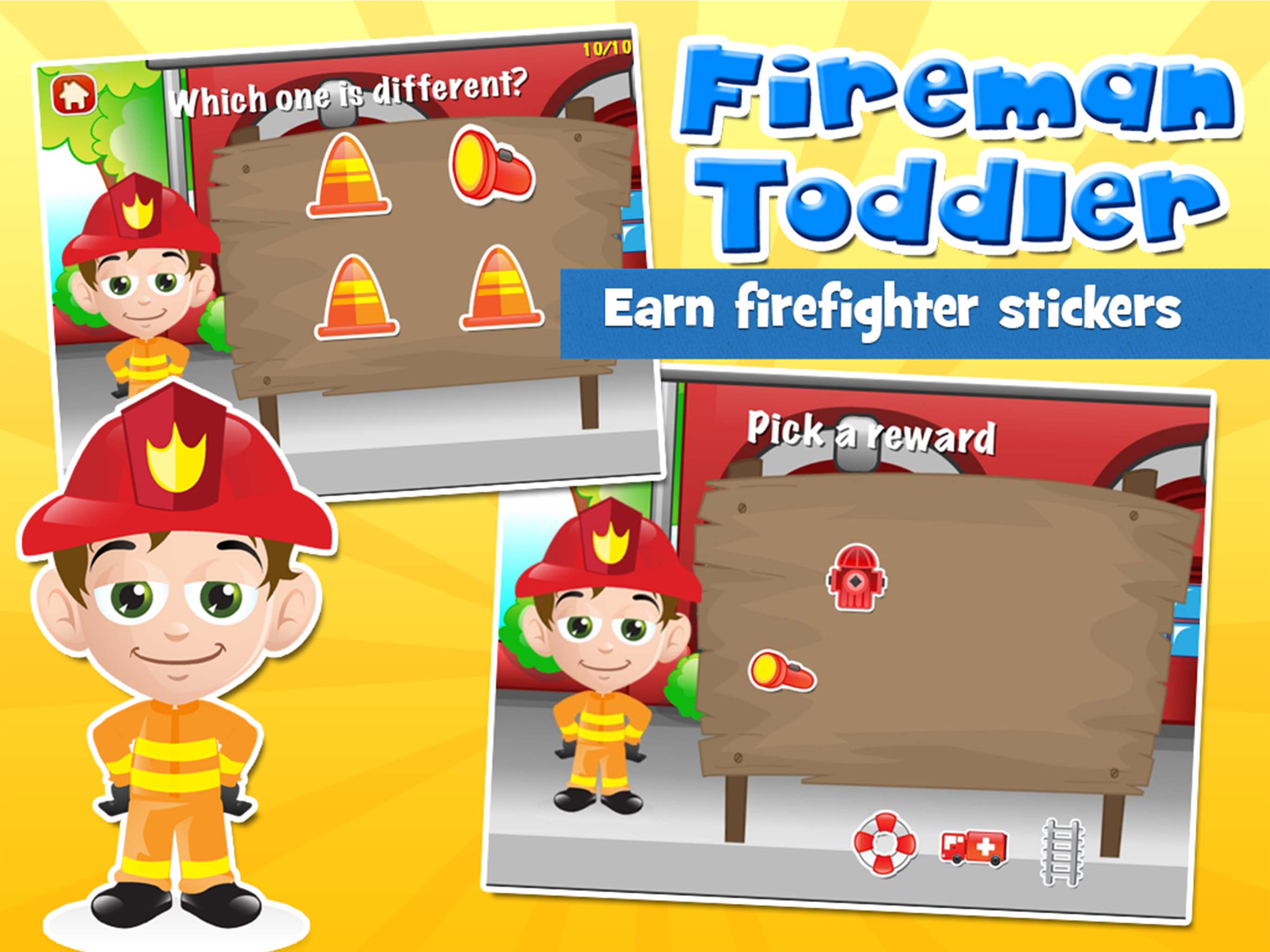 Fireman Toddler Games screenshot 8