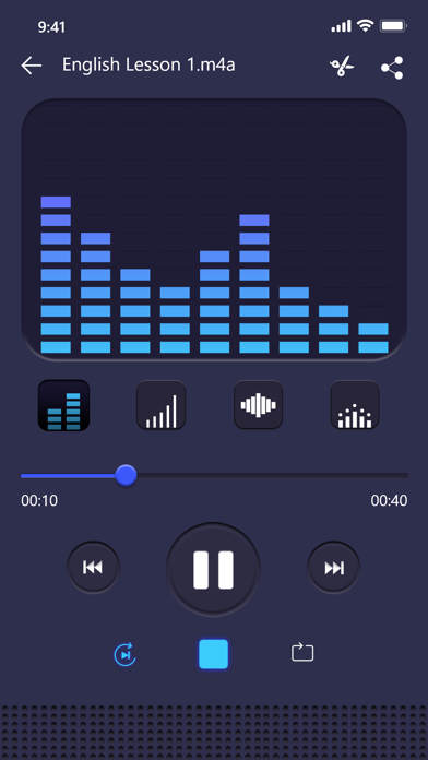 Voice recorder: Audio editor Screenshot