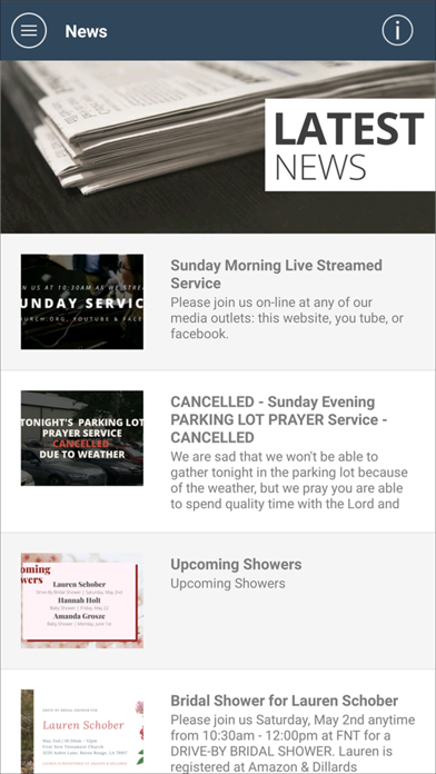 Screenshot #3 pour First New Testament Church