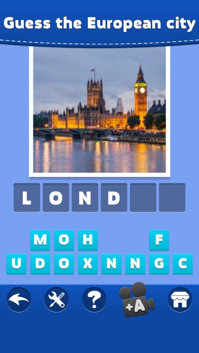 Cities Quiz - Word Puzzle Game Screenshot