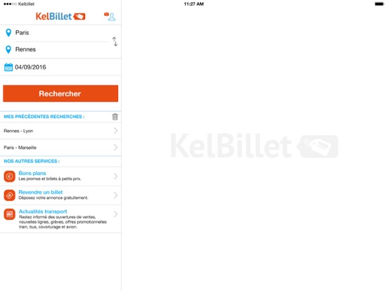Screenshot #5 pour KelBillet – Billets pas cher