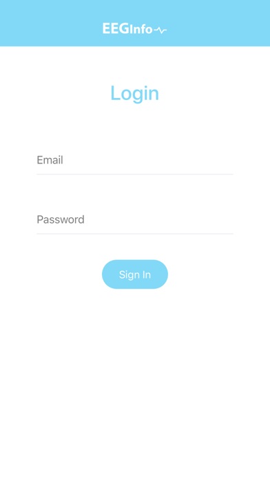 EEGInfo Mobile iPhone screenshot 1 - Medical app