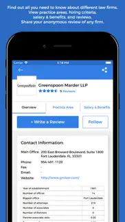 lawcrossing legal job search iphone screenshot 4