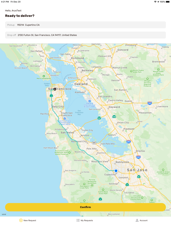 SendASAP iPad screenshot 2 - Business app