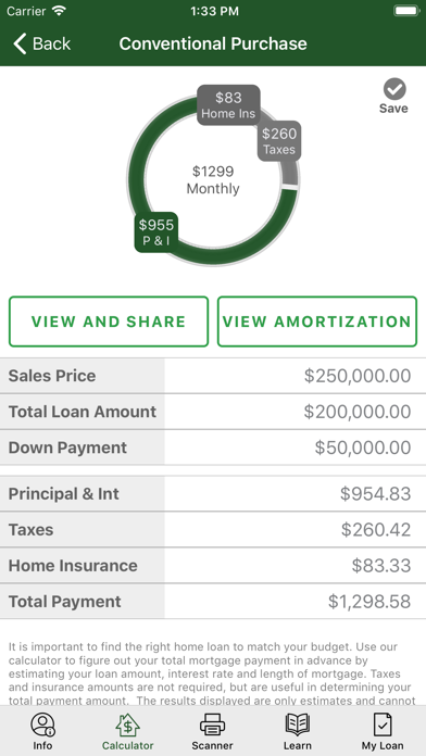 GSF Mortgage Screenshot