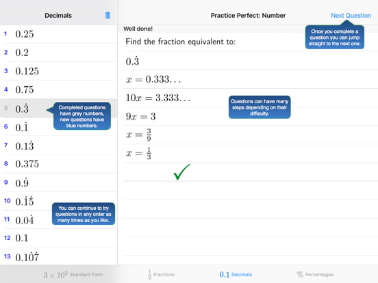 Screenshot #5 pour Practice Perfect Number