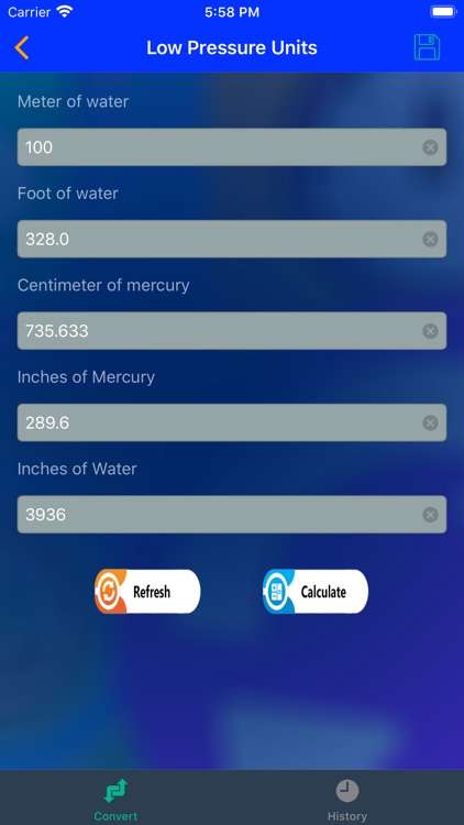 VHL - Units Converter