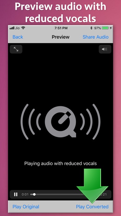 Screenshot #2 pour Music Vocals Reducer