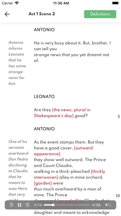 Much Ado About Nothing Audio