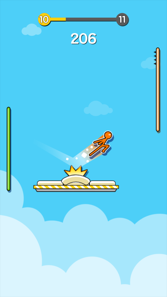 #3. Stickman Jump - stickman run (iOS) 由: JY Games