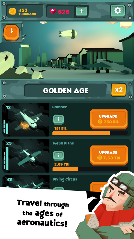 #2. Idle Skies (iOS) 由: Crimson Pine Games