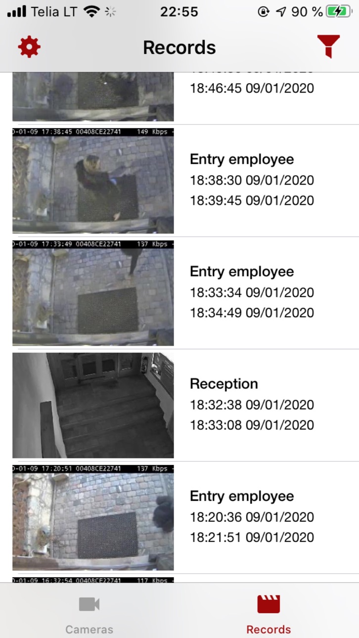 iPhone screenshot