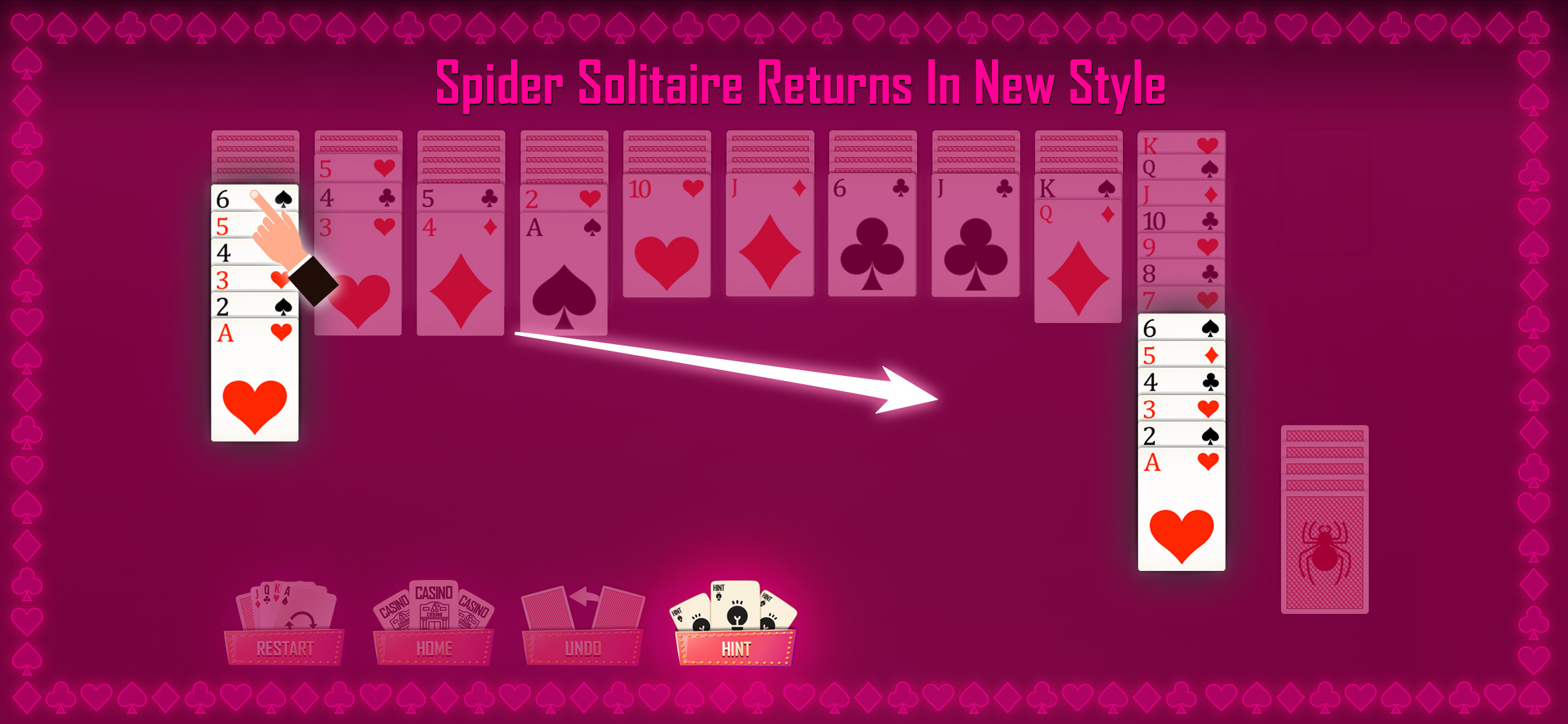 Spider Solitaire - A Card Game