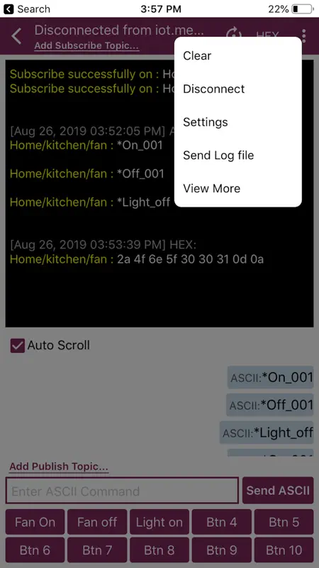 MQTT Terminal Pro screenshot 7 of 8