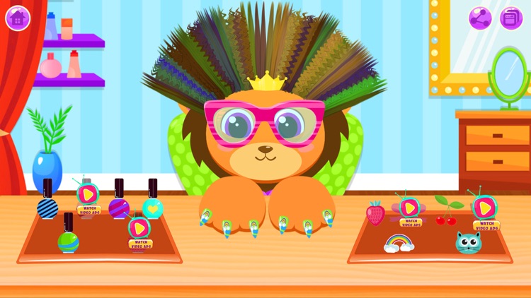 Cute Animal Pet Hairstyle Spa