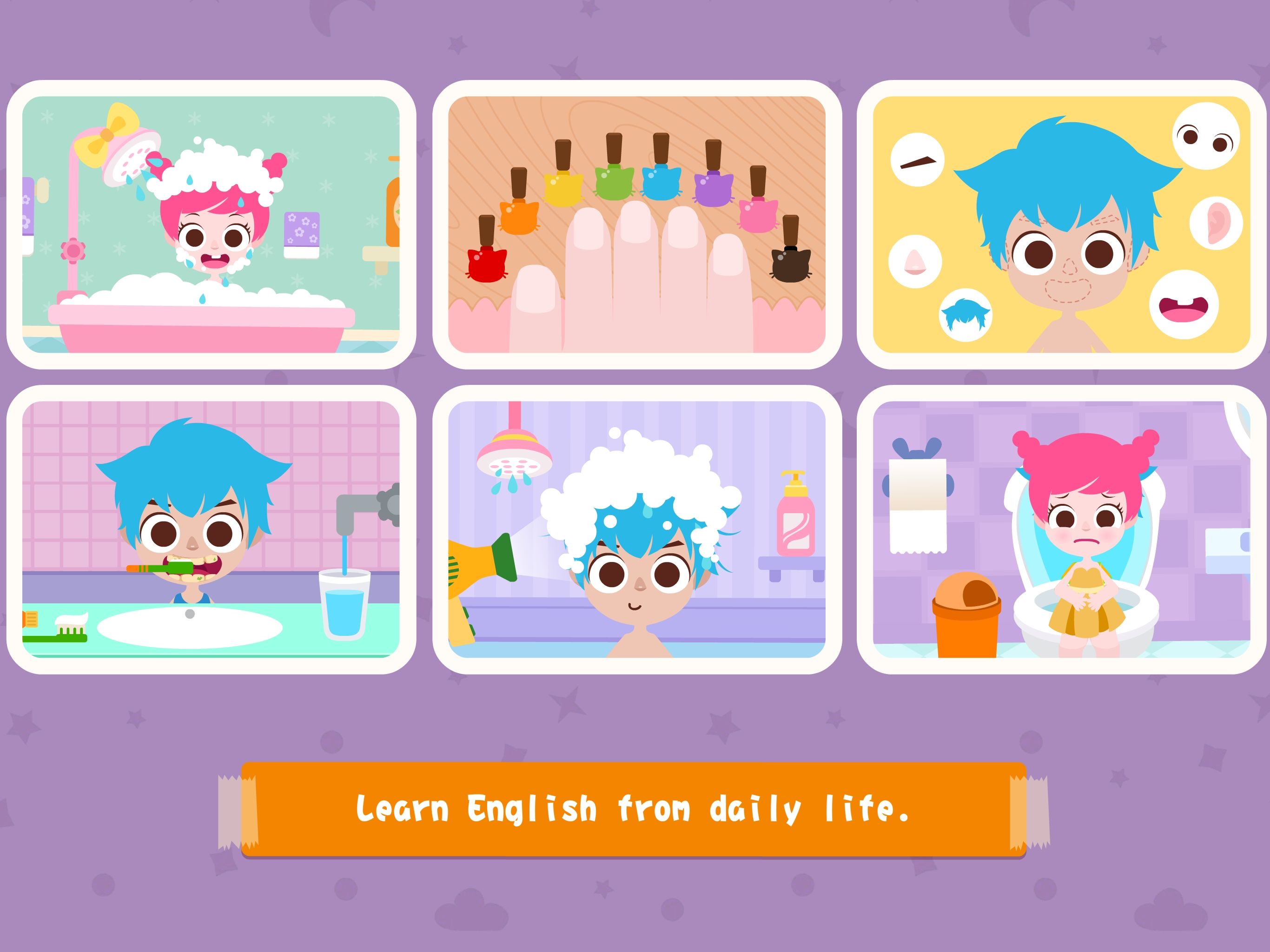 Purple Pink English screenshot 9