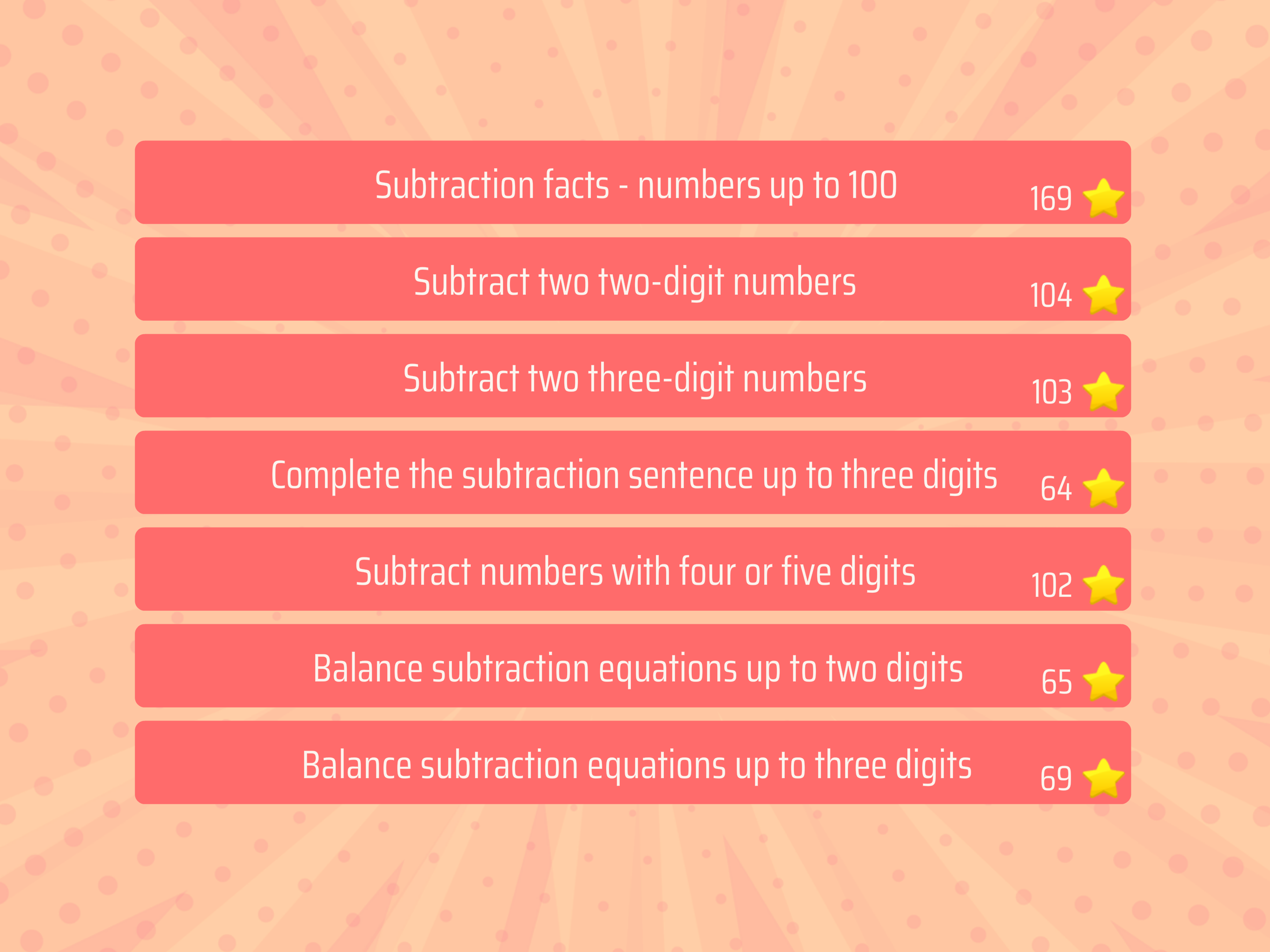 Third grade Math - Subtraction screenshot 11