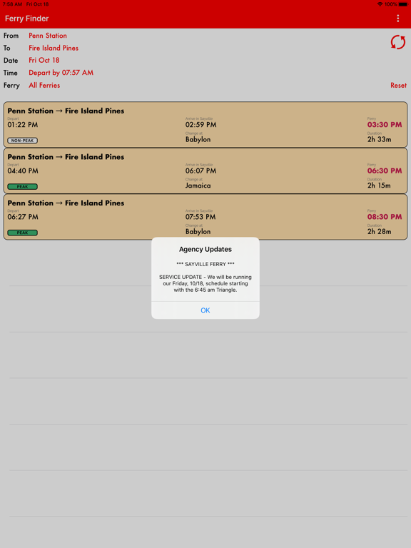 Screenshot #5 pour Ferry Finder