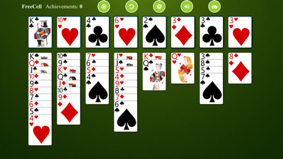 Screenshot #1 pour *FreeCell Solitaire