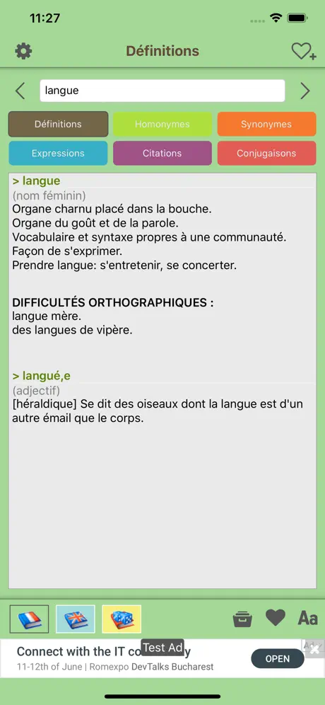French Explanatory Dictionary
