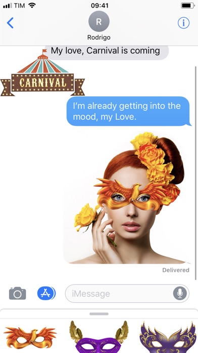 Screenshot #1 pour Carnival Party - Stickers