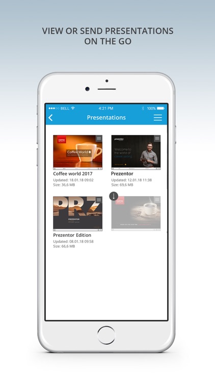 Prezentor for iPhone