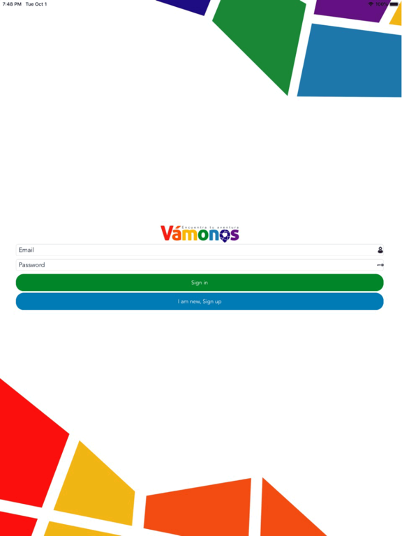 Vámonos iPad screenshot 1 - Entertainment app