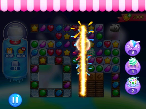 Candy Jewel World Match 3 iPad app afbeelding 10